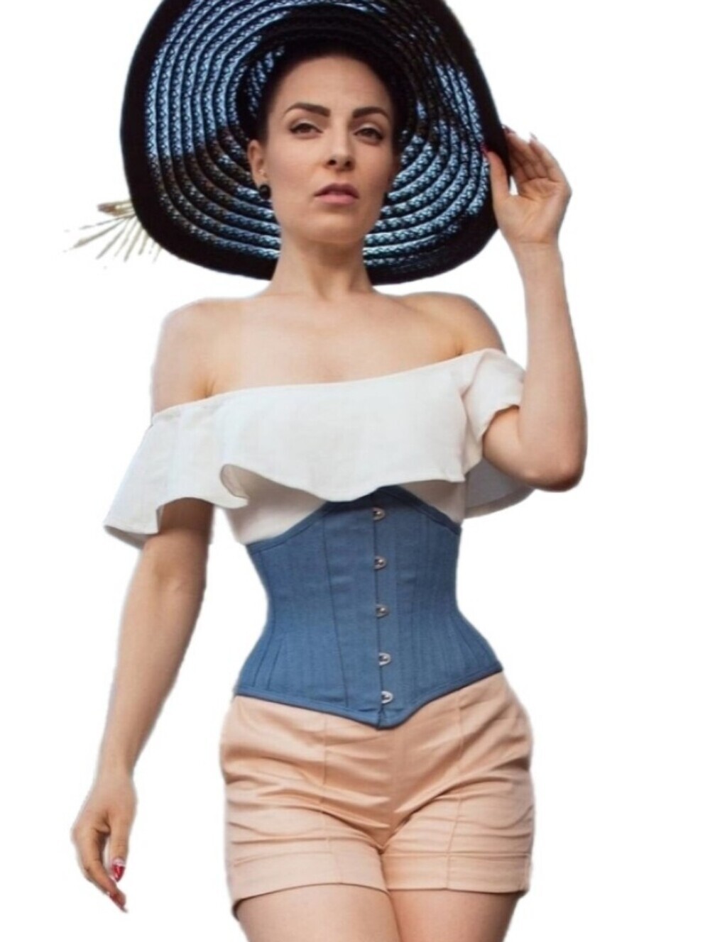 Corset Story Denim Waspie Corset NWT